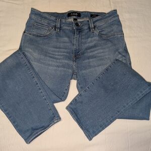 Men's 34 Heritage Light Blue Jeans COOL Mid-Rise, Tapered 31/34